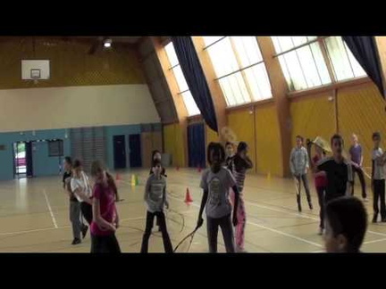 Séance speed badminton en mileu scolaire à Jules Ferry- FSBCF